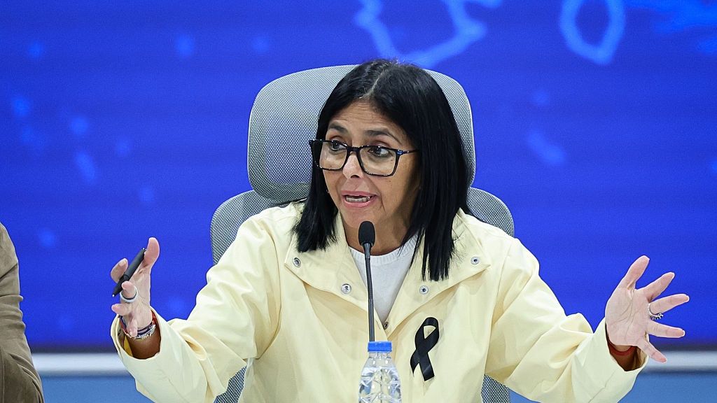  Tymczasowa prezydent Wenezueli Delcy Rodriguez