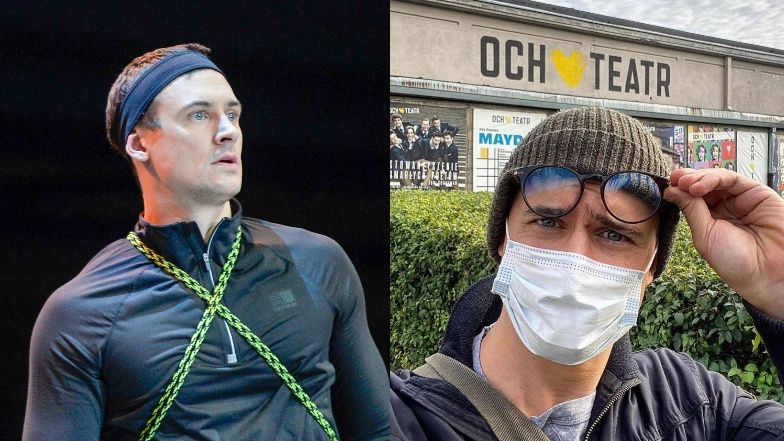 Mateusz Damięcki "pozdrawia" kolegów z branży