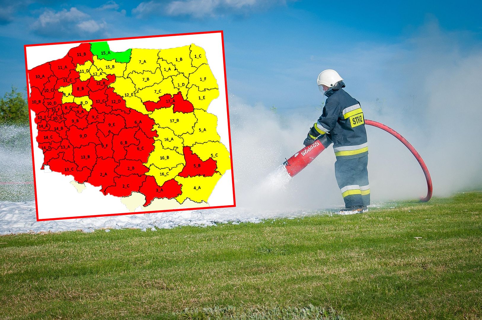 Pół Polski na czerwono. Sytuacja jest katastrofalna