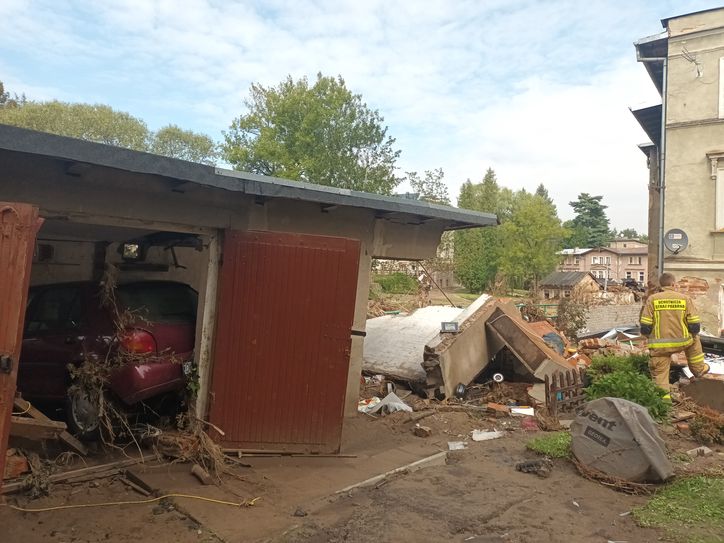 Lądek-Zdrój po powodzi. Zdjęcia z 19 września