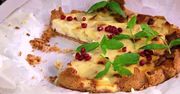 Tarta z gruszką i serem camembert