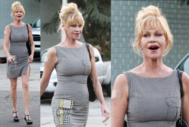 Melanie Griffith w drodze na lunch... (ZDJĘCIA)