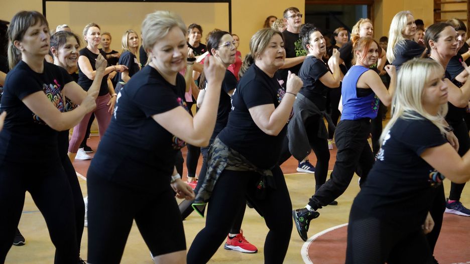 Maraton Zumby w SP 17. w Grudziądzu dla Kewina