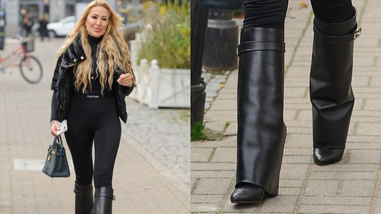 Sylwia Peretti mknie przez Warszawę z torebką za 100 tysięcy
