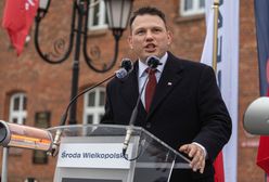 Mentzen wyszedł do dziennikarzy po spotkaniu z Dudą