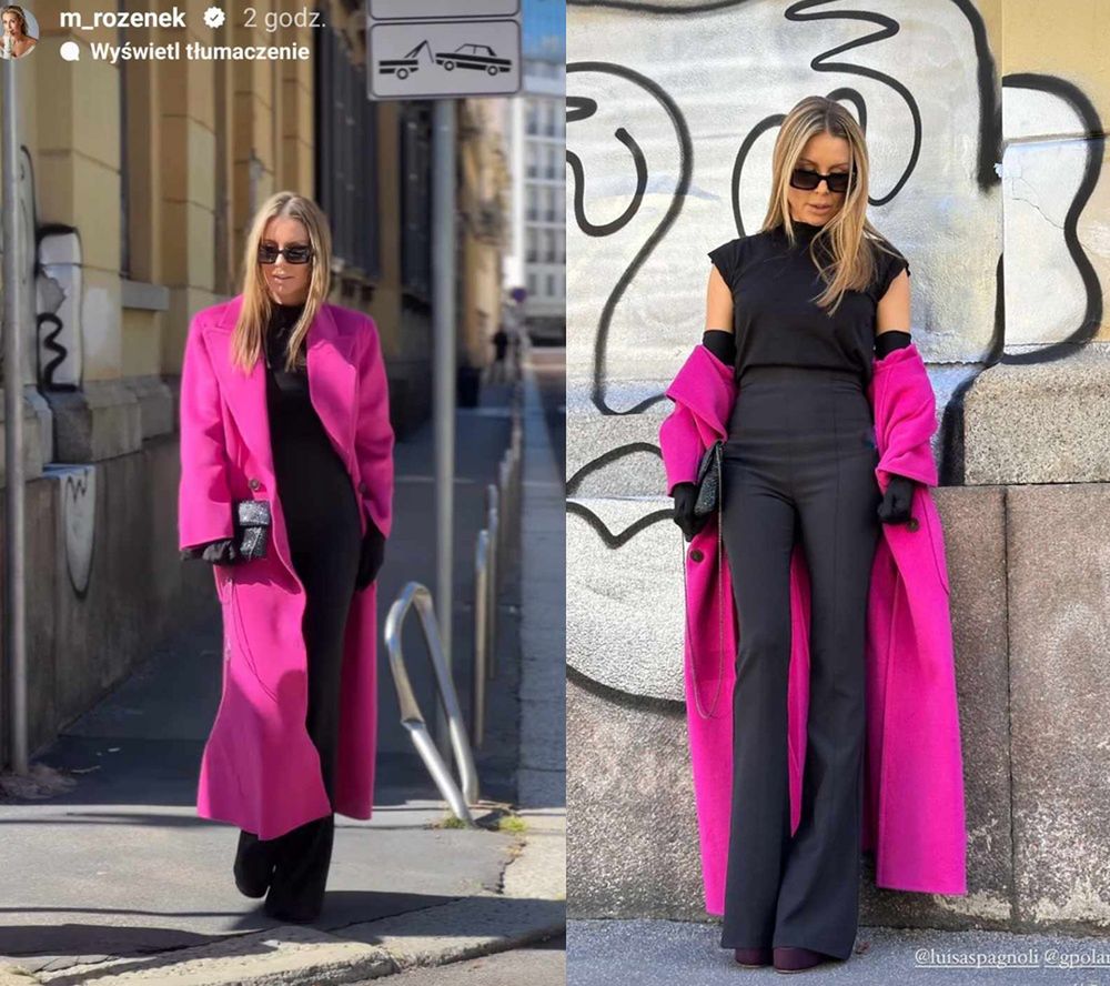 Małgorzata Rozenek Fashion Weeku w Mediolanie
