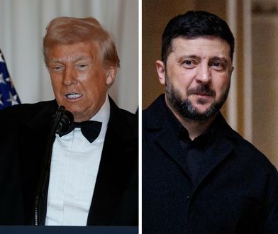 Działo się w nocy. Naciski na Zełenskiego, kontrowersyjne słowa Trumpa