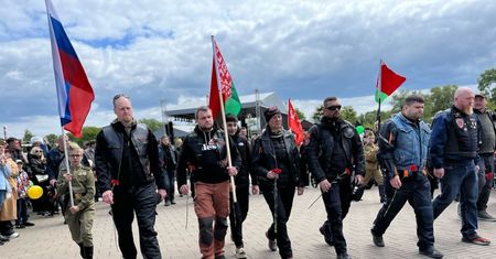 Proputinowscy motocykliści obchodzili Dzień Zwycięstwa. Prowokacja w Brześciu