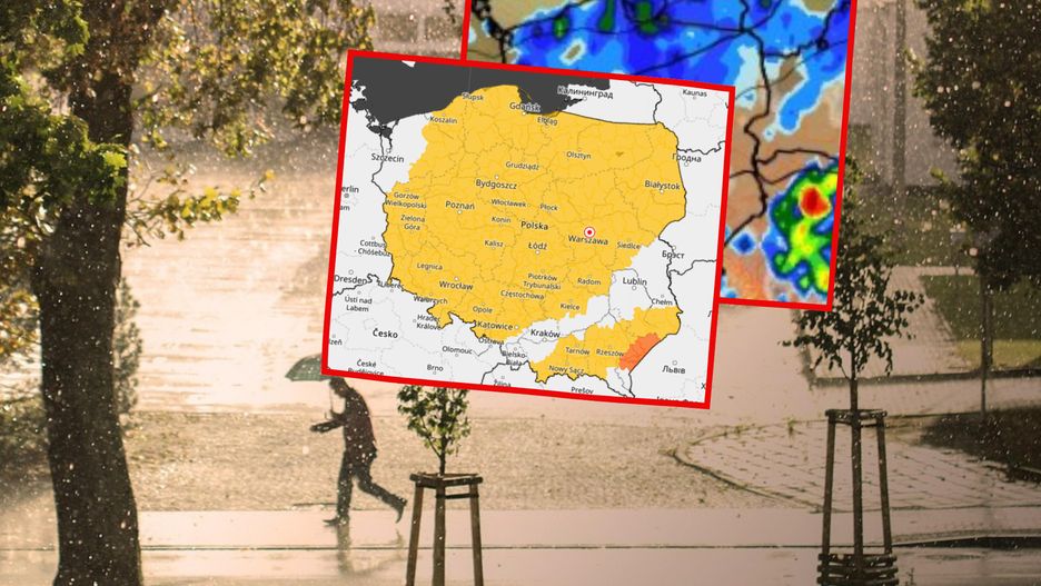 Ostrzeżenia przed burzami w piątek