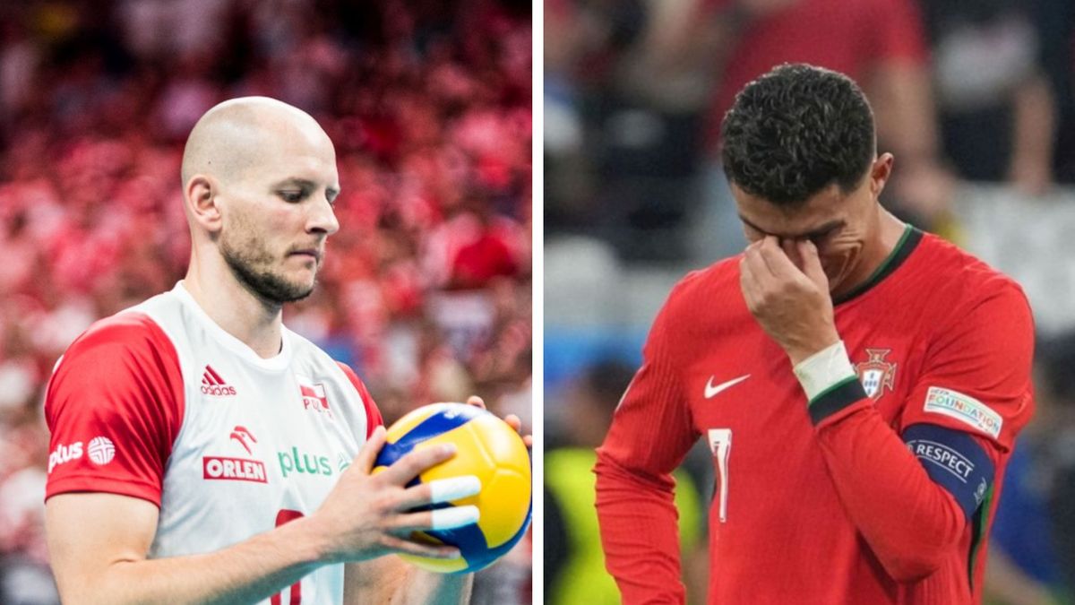 Na zdjęciu: Bartosz Kurek i Cristiano Ronaldo (fot. Masashi Hara/Getty Images)