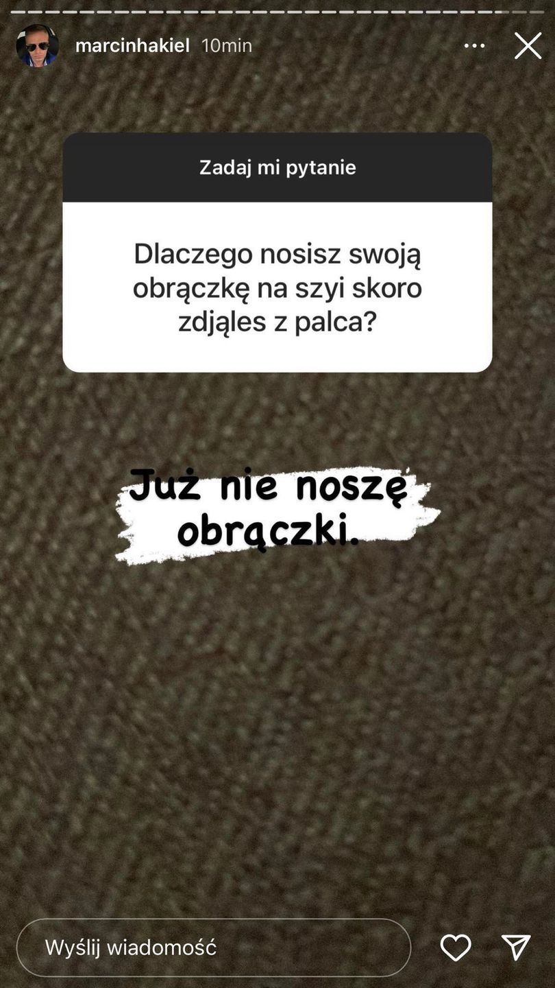 Marcin Hakiel odpowiada na pytanie dociekliwego fana