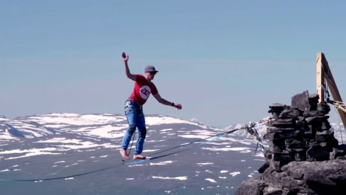 Przekroczyli góry na ogromnej wysokości