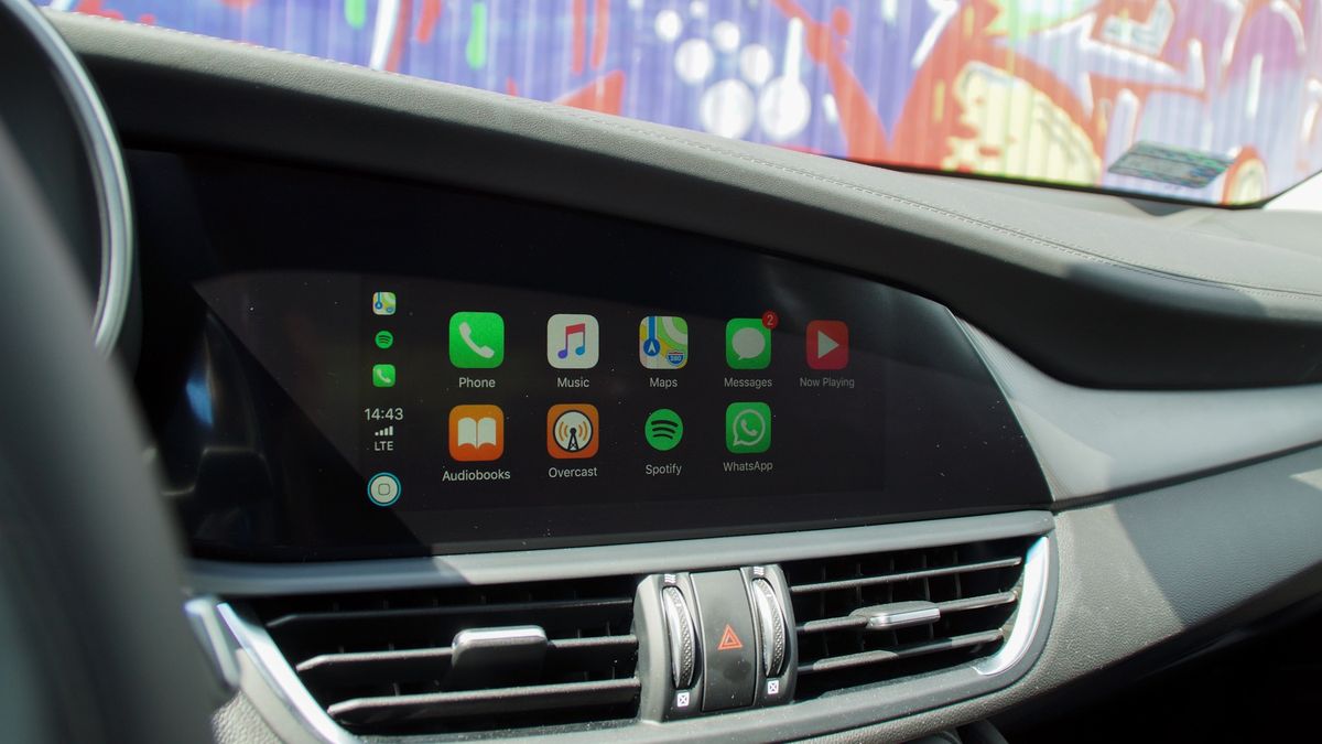 Apple CarPlay w Alfie Romeo Giulii
