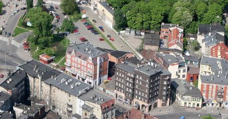 Gliwice. Budowa Centrum Przesiadkowego. Zamknięta ulica, zmiana dojazdu do dworca PKP