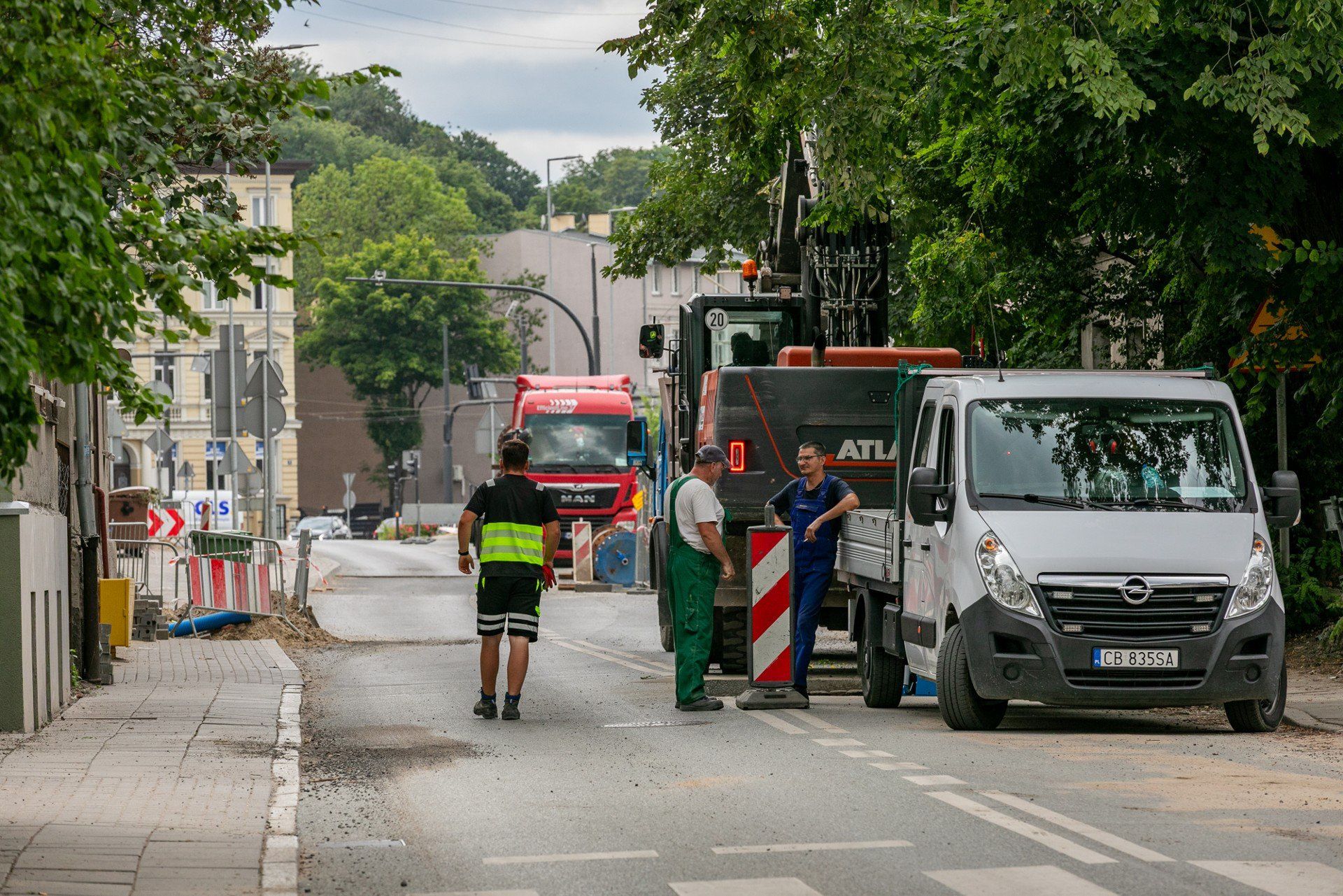 Sprawdziliśmy postęp prac na ul. Toruńskiej, w pobliżu ronda Kujawskiego.