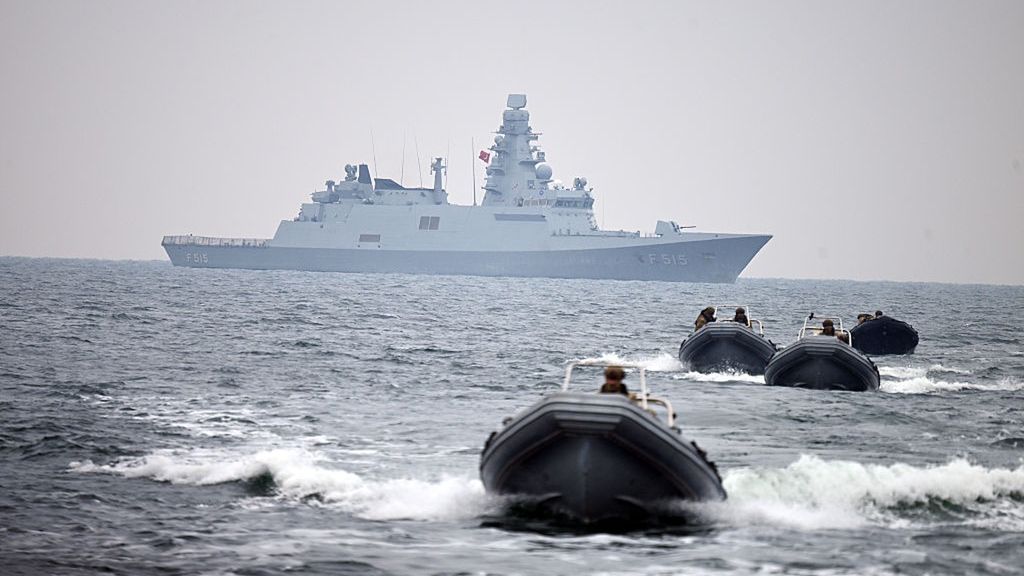 NATO's Steadfast Dart 2026 exercise
GERMANY - FEBRUARY 17: TCG Orucreis frigate along with Bayraktar TB3 armed unmanned aerial vehicle (UCAV), TCG Anadolu, amphibious assault ship of the Turkish Navy, successfully carry out their first operational demonstration abroad during the NATO Steadfast Dart-2026 drill at Baltic Sea in northern Germany on February 17, 2026. (Photo by Dursun Aydemir/Anadolu via Getty Images)
Anadolu
exercise, turkish armed forces, steadfast dart 2026, turkish navy