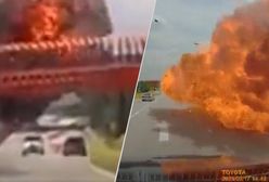Odrzutowiec runął wprost na autostradę. Katastrofa w Malezji