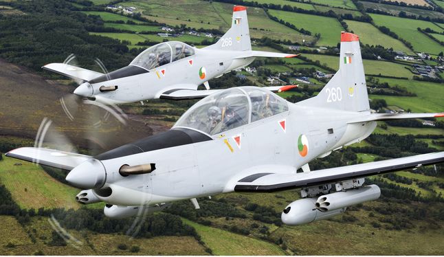 Irlandzkie samoloty Pilatus PC-9