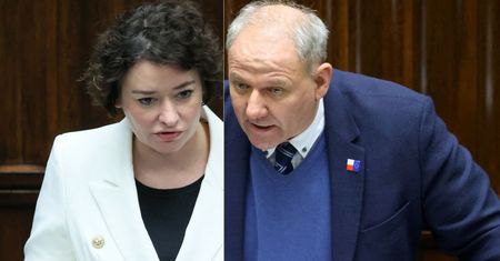 Nocna dyskusja Żukowskiej i Protasiewicza. "Chłopie, idź spać"