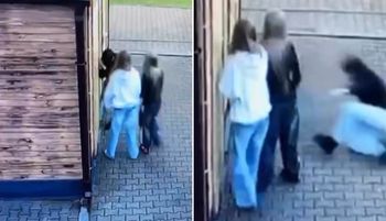 Dwie dziewczyny i chłopak. Nastolatkowie nagrani. Aż brakuje słów