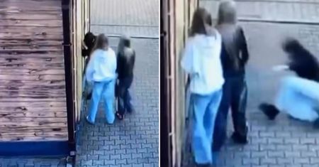 Dwie dziewczyny i chłopak. Nastolatkowie nagrani. Aż brakuje słów