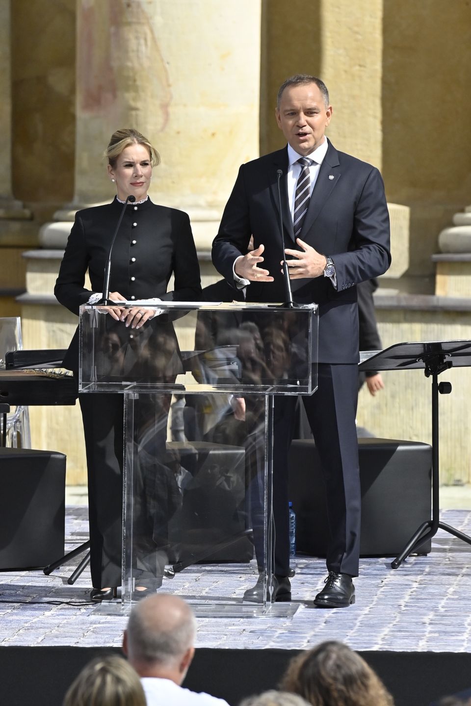 Marta i Karol Nawroccy czytają "Dziady"