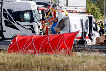 Wjechał w robotników na A1. Dodatkowy zarzut dla kierowcy ciężarówki