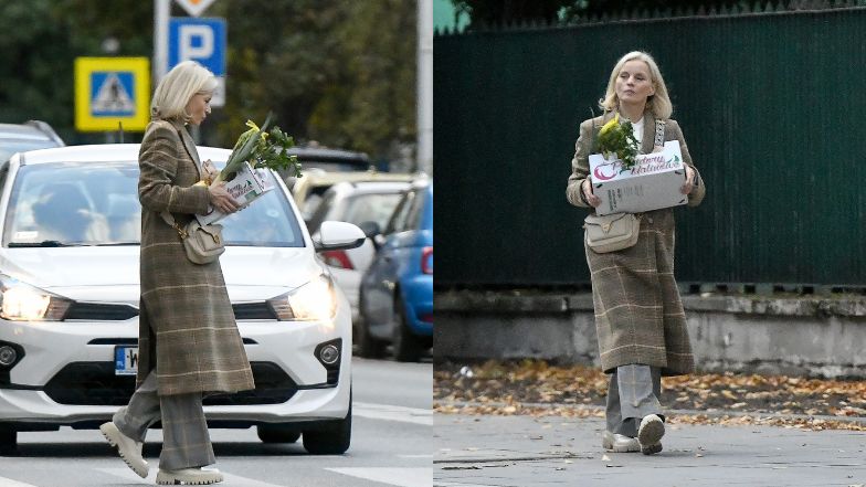 Małgorzata Foremniak parkuje na zakazie i pędzi na zakupy