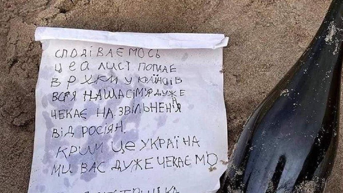 List z okupowanego Krymu.