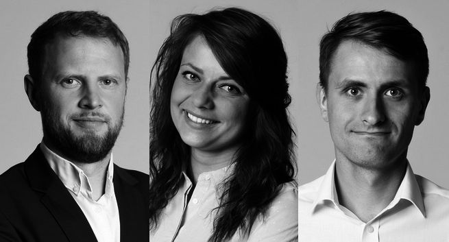 Łukasz Sadłek, Marcin Ruszała i Małgorzata Prochenka w Carat Polska