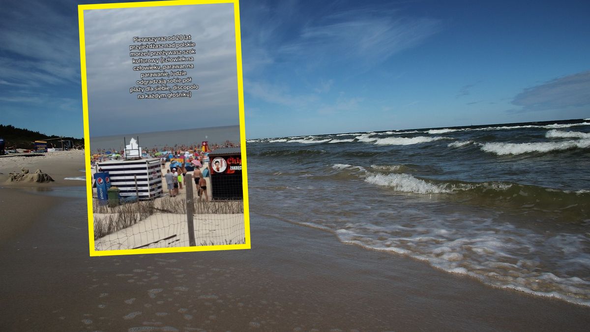 "Szok kulturowy". Nagranie z Łeby podzieliło internautów