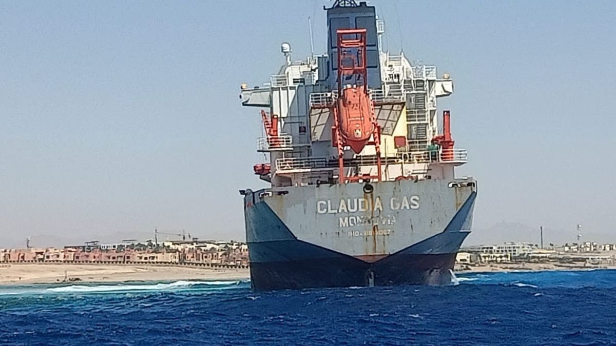 Gazowiec zboczył z trasy i zniszczył wielką rafę koralową u wybrzeży Sharm el-Sheikh