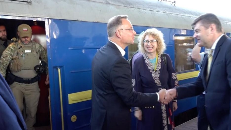 Andrzej Duda w Kijowie