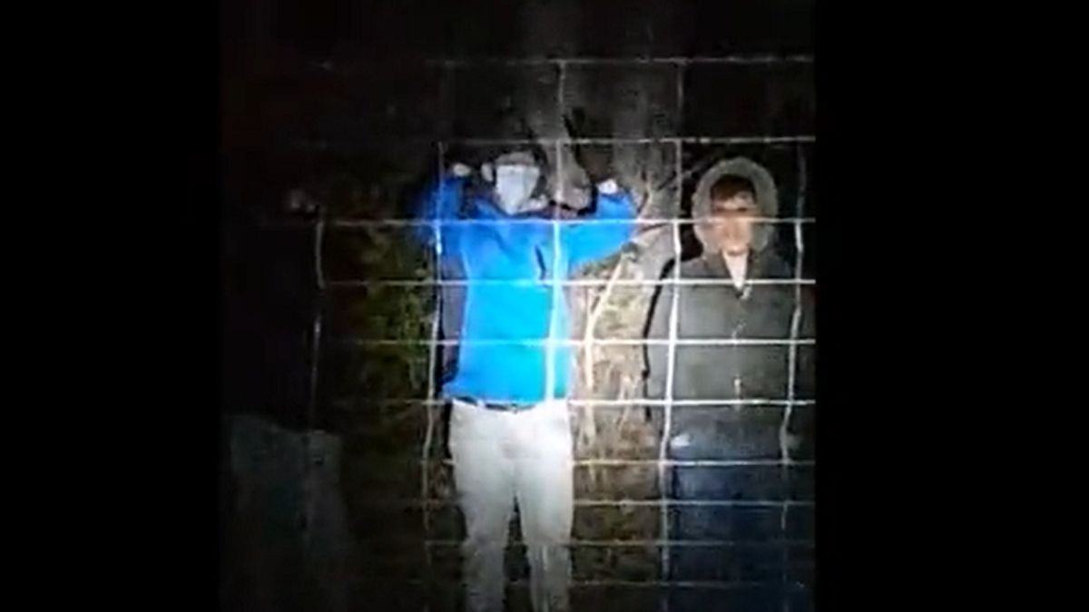 nagranie z granicy z Białorusią