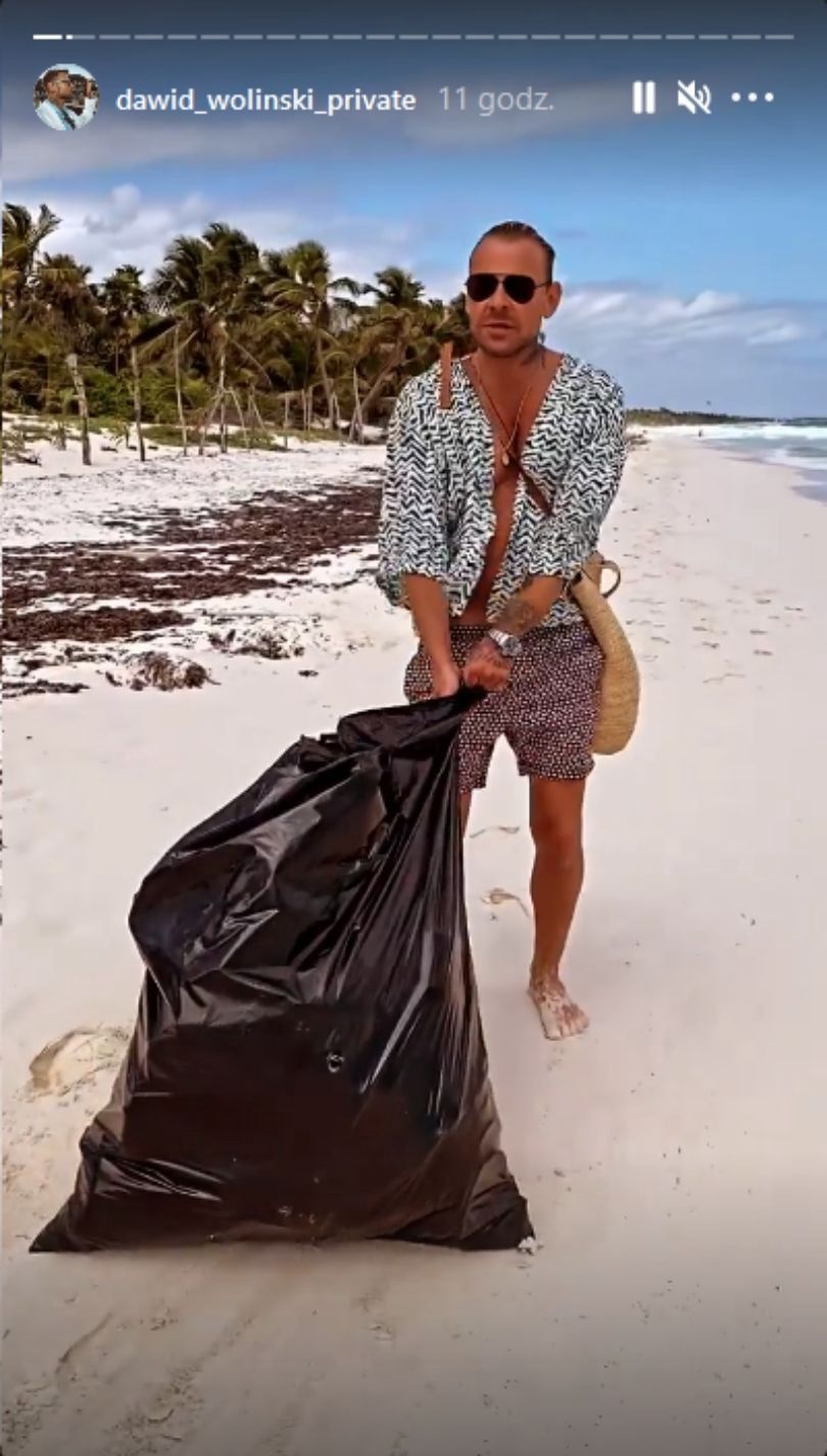 Marcelina Zawadzka i Dawid Woliński bawią się na wakacjach W Tulum