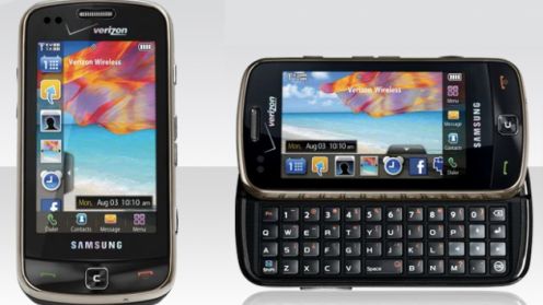 Samsung Rogue i Intensity w sieci Verizon 1