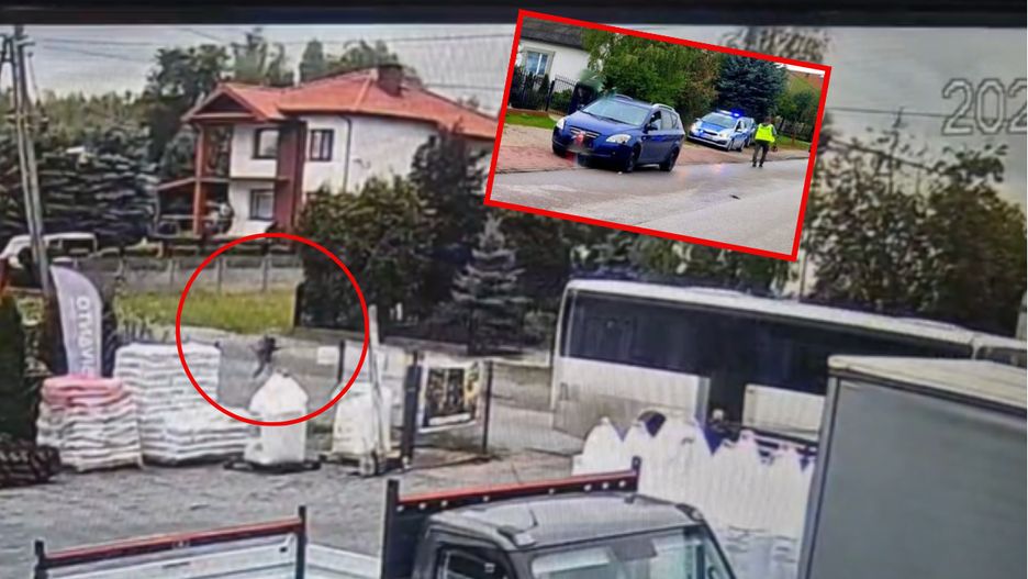 Potrącenie dziewczynki w Białej Rawskiej