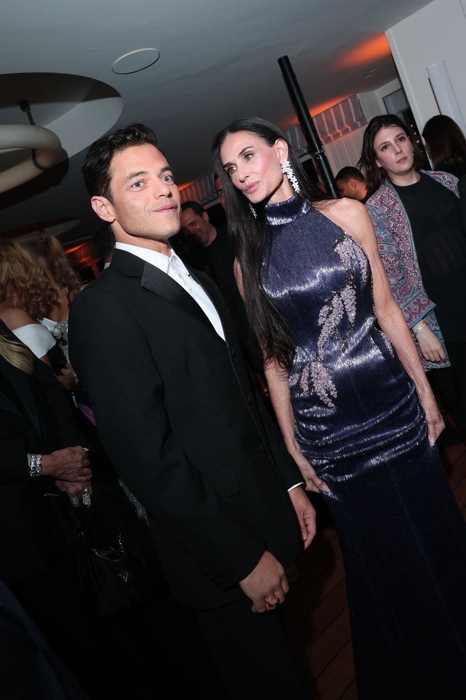Rami Malek i Demi Moore