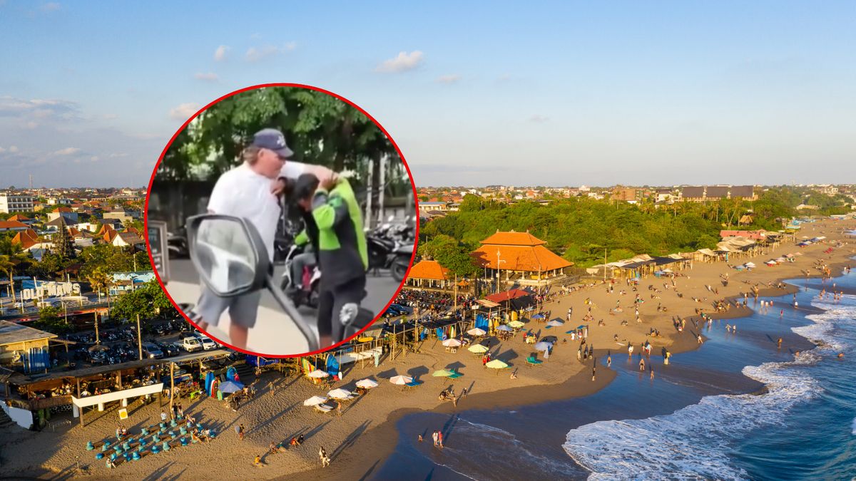 Turysta z Australii został przyłapany na nagraniu 