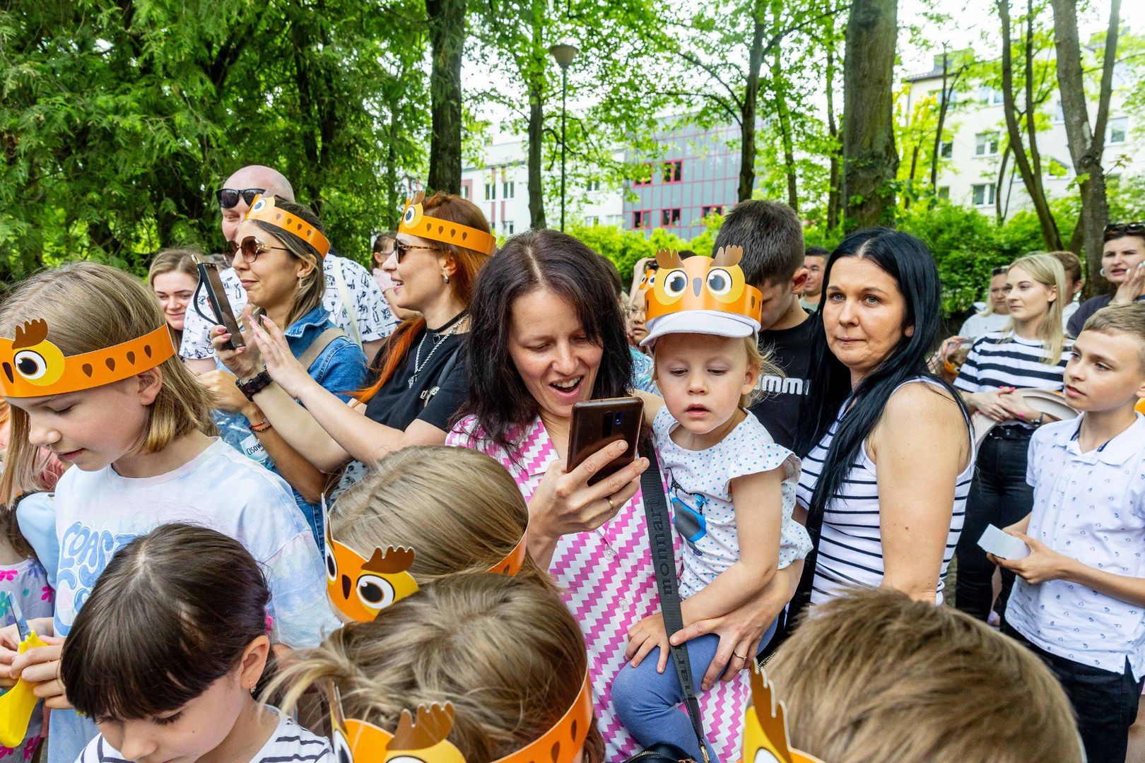 Na otwarcie nowe miejsca do zabawy w najsłynniejszym białostockim parku przybyły tłumy dzieci z rodzicami