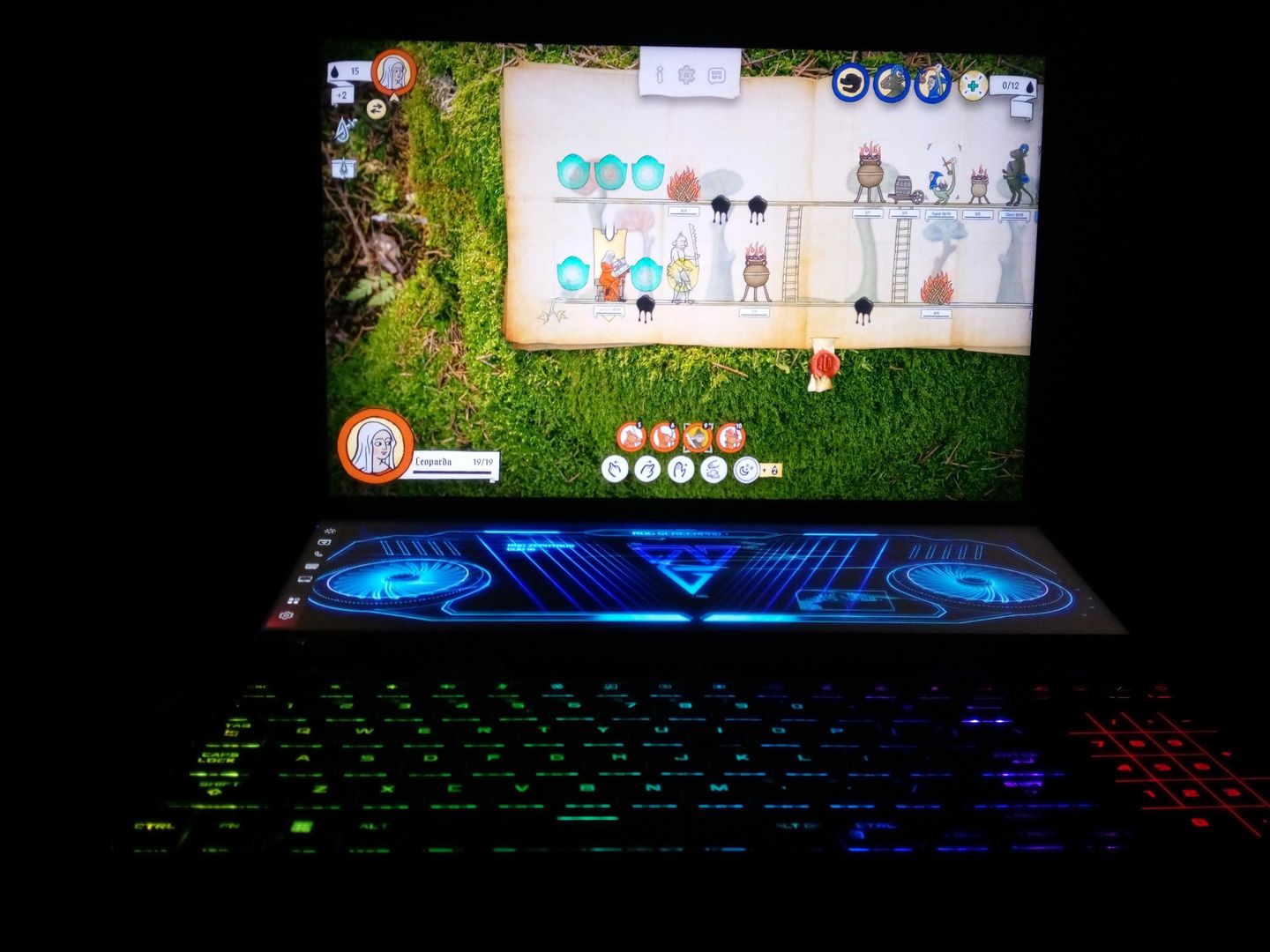 Test gry Inkulinati na laptopie ROG Zephyrus Duo 16 w ramach współpracy promocyjnej z ASUS