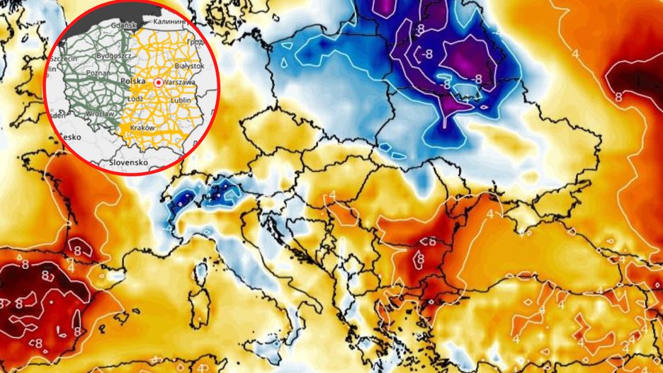 Pogoda. Prognoza zagrożeń IMGW wskazuje, że w środę trudne warunki jazdy czekają kierowców na drogach południowej Polski