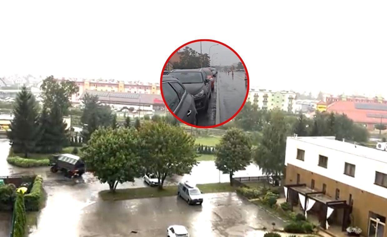 Syreny zawyły w Nysie. Ludzie zostawiają auta na wiaduktach