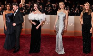 Złote Globy 2026. Rewia mody na czerwonym dywanie! Pierwsze gwiazdy już pozują fotoreporterom: Selena Gomez, Jennifer Garner, Kate Hudson... (NA ŻYWO)