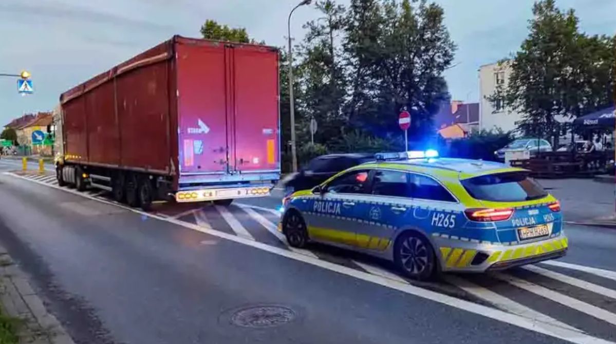 Zwoleń: Zatrzymany kompletnie pijany kierowca ciężarówki