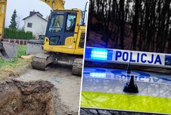 Groźne odkrycie operatora koparki. Na miejsce wezwano służby