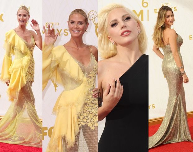 Kreacje z rozdania Emmy: Sophia Vergara, Heidi Klum czy Lady Gaga?