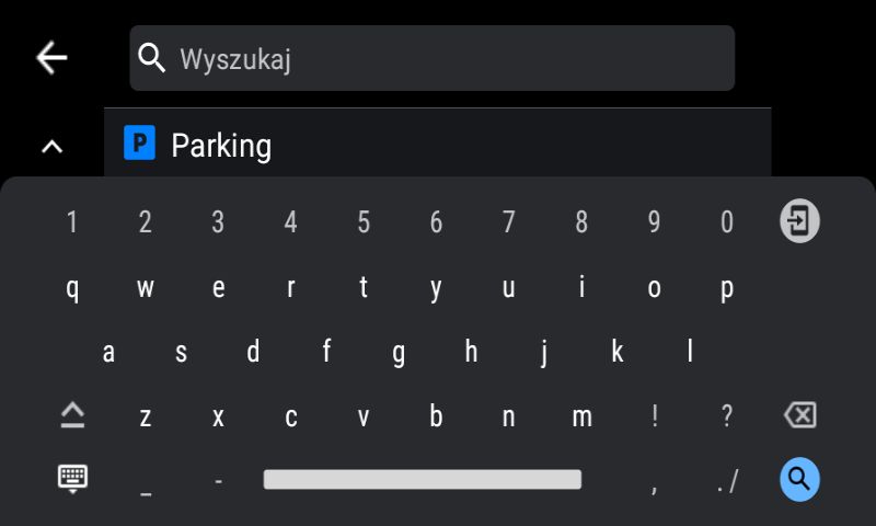 Domyślny sposób wyszukiwania to klawiatura, można też mówić do Asystenta Google, fot. Oskar Ziomek.