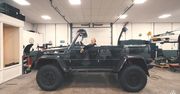 Jon Olsson ścina dach w swoim Mercedesie G500 4x4². Nie mieścił się na parkingach
