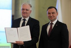 Strajk kobiet. Andrzej Duda z Jarosławem Gowinem budują porozumienie ws. prawa aborcyjnego